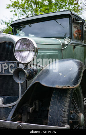 Unrestored Ford Model A classic car in England Stock Photo