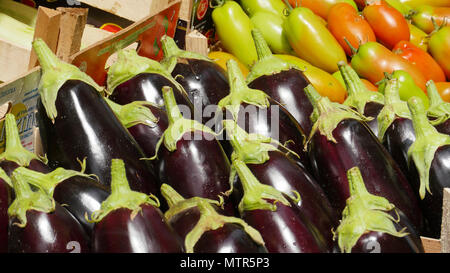 Vegetables for sale in Palermo, Sicily Stock Photo