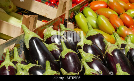Vegetables for sale in Palermo, Sicily Stock Photo