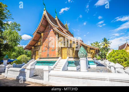 Wat Xieng Thong in Luang Prabang Stock Photo