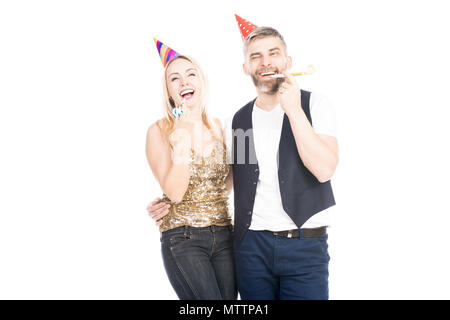 Cheerful Couple Having Fun Stock Photo