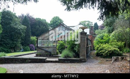 Weston-under-Lizard, England, 29th, May, 2018.  Weston Park Stately House.  The Conservatory greenhouse at Weston Park Stock Photo