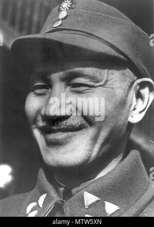 Chiang Kai-Shek, Chiang Kai Shek (1887 – 1975),c political and military leader who served as the leader of the Republic of China between 1928 and 1975. Stock Photo