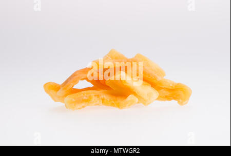 dried melon or dried fruits on a background Stock Photo