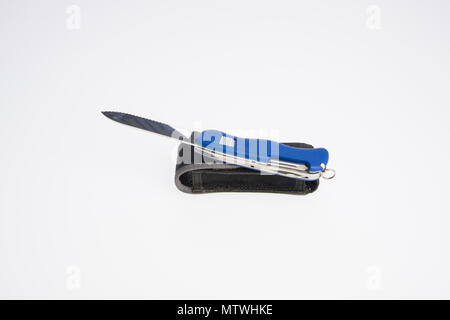 Knife or Army Knife on a background Stock Photo