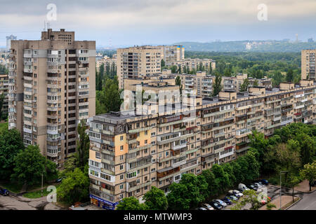 Apartment Blocks In Kiev, Ukraine Stock Photo