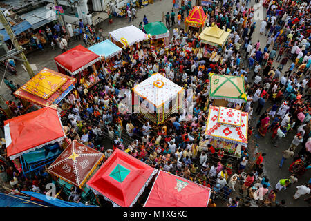 'Rathyatra' the journey of Jagannath, Sylhet, Bangladesh. Stock Photo