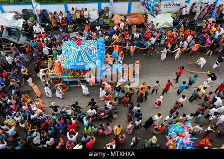 'Rathyatra' the journey of Jagannath, Sylhet, Bangladesh. Stock Photo