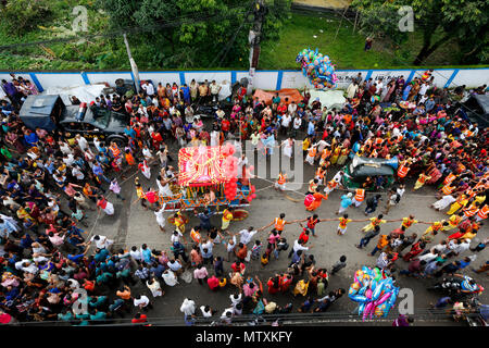 'Rathyatra' the journey of Jagannath, Sylhet, Bangladesh. Stock Photo