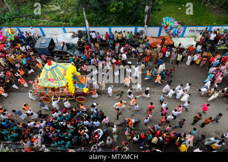 'Rathyatra' the journey of Jagannath, Sylhet, Bangladesh. Stock Photo