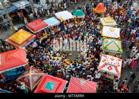 'Rathyatra' the journey of Jagannath, Sylhet, Bangladesh. Stock Photo