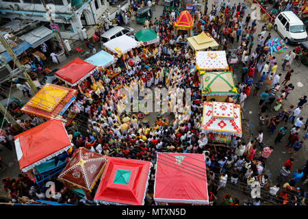 'Rathyatra' the journey of Jagannath, Sylhet, Bangladesh. Stock Photo