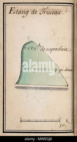 488 Plans réservoirs de Meudon 12 Stock Photo