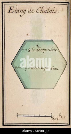488 Plans réservoirs de Meudon 14 Stock Photo