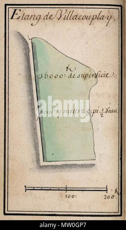 488 Plans réservoirs de Meudon 4 Stock Photo