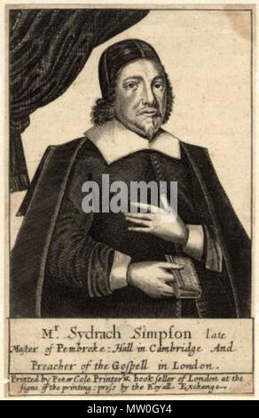 . English: Sidrach Simpson . 16 June 2011. Unknown 557 Sidrach Simpson Stock Photo