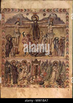 The Rabula Gospels is a 6th-century illuminated manuscript from Syria ...