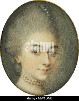 . Polski: Teresa Poniatowska (1740-1806) . 18th century. Unknown 591 Teresa Poniatowska1 Stock Photo