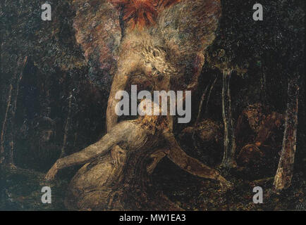 The Agony in the Garden William Blake Stock Photo Alamy
