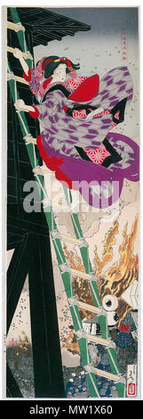 日本語 月岡芳年 19 12 松竹梅湯嶋掛額 八百屋お七 English Tukioka Yositosi 19 12 Shouchikubai Yusima Kakegaku Yaoya Osichi 11 September 12 11 25 30 月岡芳年 Tukiokayositosi 19 12 617 Tukiokayositosi Yaoyaosichi Stock