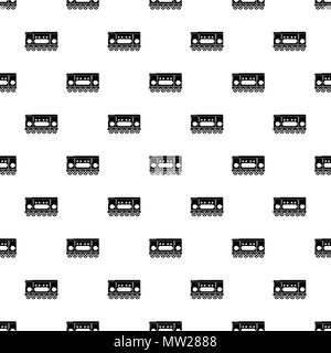 Compartment carriage pattern vector seamless Stock Vector