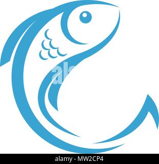 Fish Icon Stock Vector Image & Art - Alamy