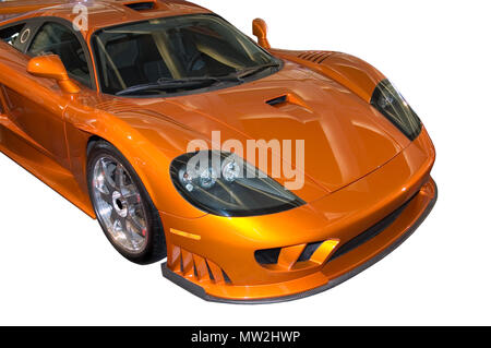 Saleen sports car isolated on a white background. Many more car photos available in my gallery. Stock Photo