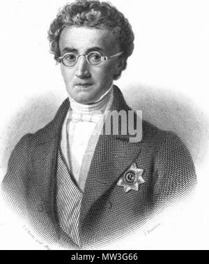 . Français : Etienne de Gerlache (1785-1871) . 19th century. Unknown 196 Etienne-Constantin de Gerlache Stock Photo