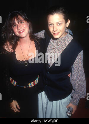 WESTWOOD, CA - JULY 10: (L-R) Actress Soleil Moon Frye and actor Edward Furlong attend the premiere of 'Point Break' on July 10, 1991 at Avco Center Theater in Westwood, California. Photo by Barry King/Alamy Stock Photo Stock Photo