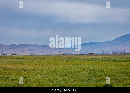 Scenic landscape near Vardenis, Armenia Stock Photo