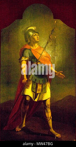 .  Magyar: Római katona egy kálvária-csoportról English: Roman soldier from a Calvary  . circa 1800  527 Roman soldier from a Calvary group Stock Photo