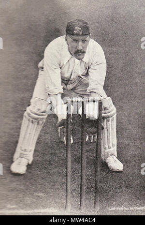 . English: Scan of photo of Charles Smith from a book titled Famous Cricketers dated 1896 from own collection . 25 January 2012. Northmetpit 124 Charles Smith cricketer born 1861 2 Stock Photo