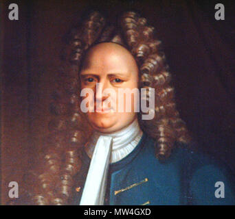 . English: William Coddington (1680-1755) . 1857. Thomas Mathewson 250 GovWilliamCoddington Stock Photo