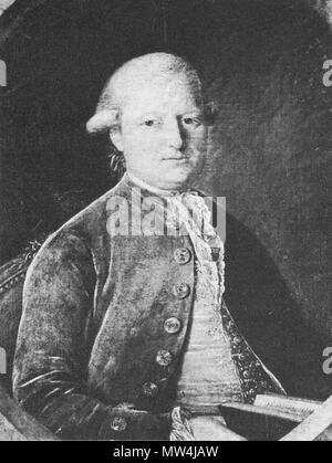 . Adam Franz Xaver Philipp von Roggenbach (1750-1830); Neffe des Fürstbischofs Sigismund von Roggenbach; Oberhofmarschall an dessen Hof in Pruntrut . circa 1800. Unknown 26 Adam Franz Xaver Philipp von Roggenbach (1750-1830) Stock Photo