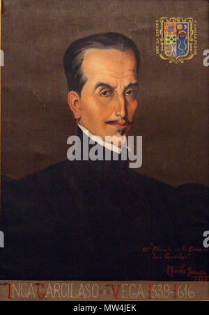 .  Español: Retrato del Inca Garcilaso de la Vega . 1959  518 Retrato del Inca Garcilaso de la Vega (10949628505) Stock Photo