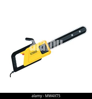 power tools hand saw icon Stock Vector