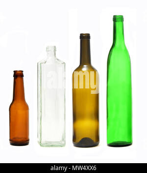 bottles on white Stock Photo