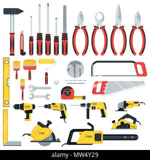 tools big set Stock Vector
