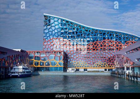 China, Shenzhen City, Shekou Ferry Terminal Stock Photo