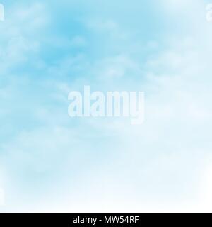 Picture of clouds on the blue sky background vector eps10 Stock Vector
