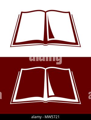 Book icons set Stock Vector