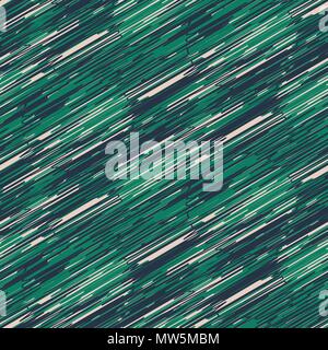Vector grunge scribble strokes seamless pattern. Stock Vector