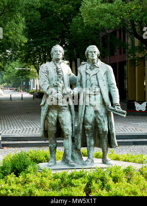 Goethe statue in Anting New Town Stock Photo