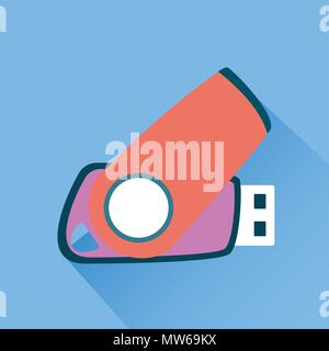 Usb Flash Drive Media Stock Vector Image & Art - Alamy