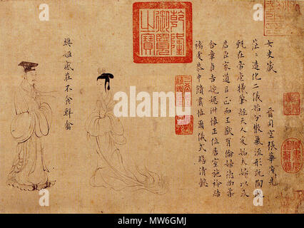 27 Admonitions Scroll Scene 1 (Song copy Stock Photo - Alamy