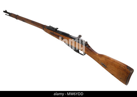 Russian ww1 period Mosin-Nagant rifle isolated on white Stock Photo - Alamy