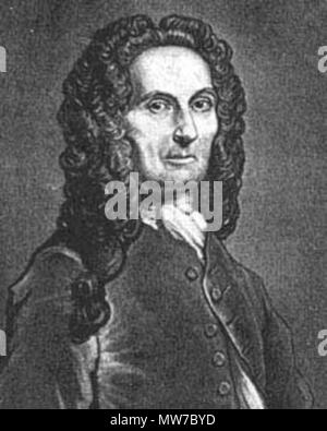 . Français : Abraham de Moivre (1667-1754), mathématicien français. . Unknown 24 Abraham de Moivre (2) Stock Photo