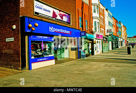 H and T Pawnbrokers, high street, Stockton on Tees, Cleveland, England Stock Photo