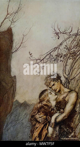 Arthur Rackham - Brunnhilde Stock Photo - Alamy