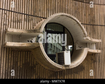 Window in Skopje, Republic of Macedonia Stock Photo